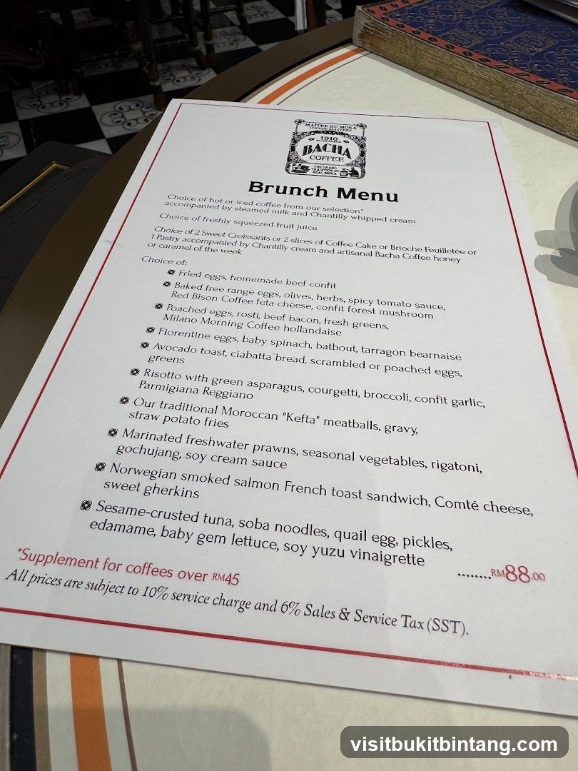 Brunch Menu