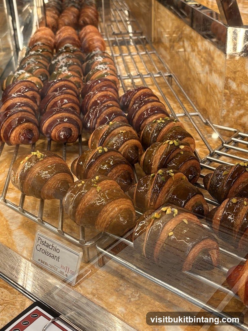 Croissants on Display