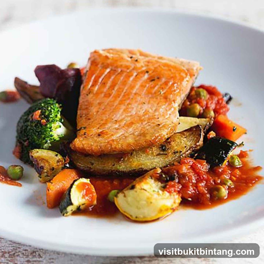 Salmon with Roasted Vegetables