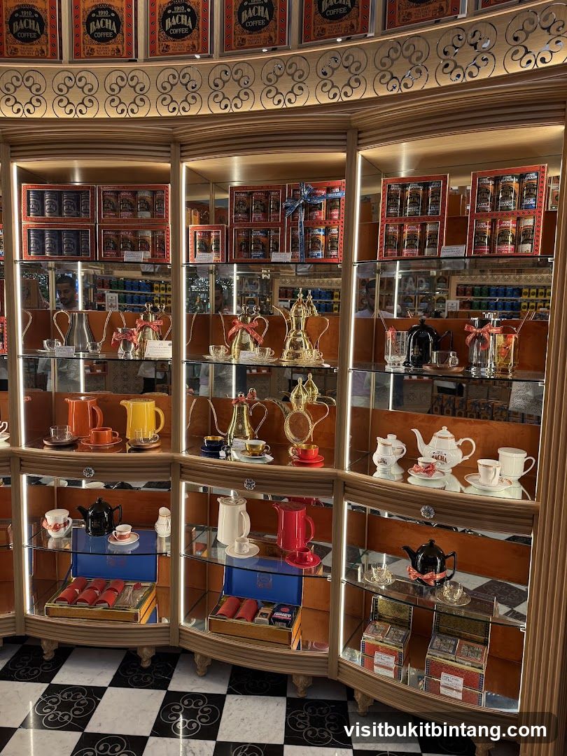 Coffee and Tea Sets Display