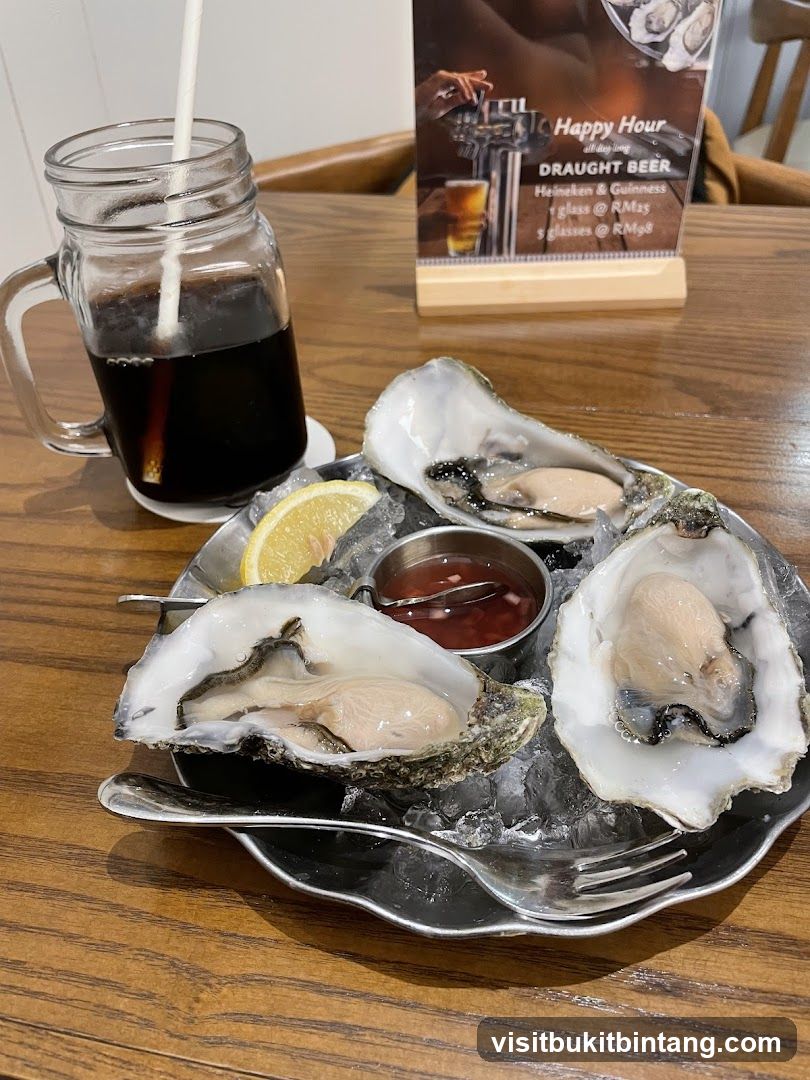 Oysters and Drink
