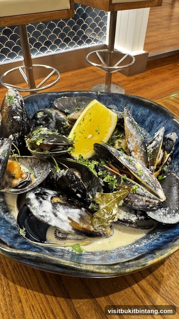 Mussels in Cream Sauce