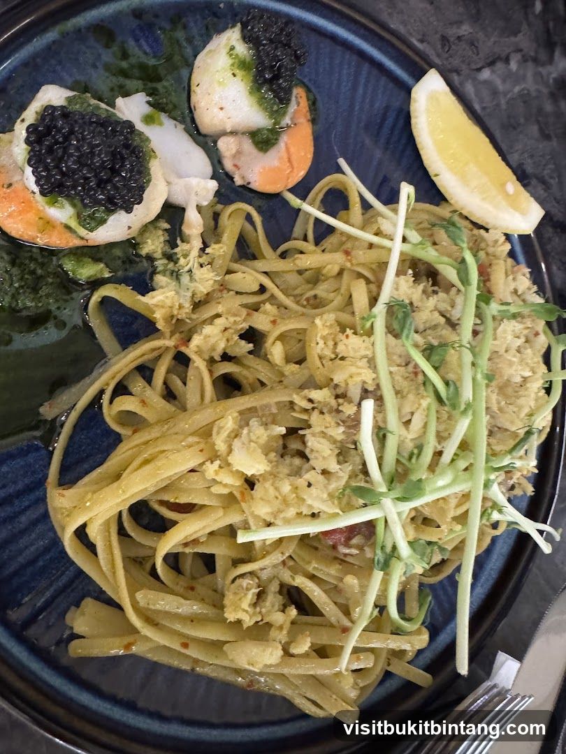 Scallops and Pasta Dish