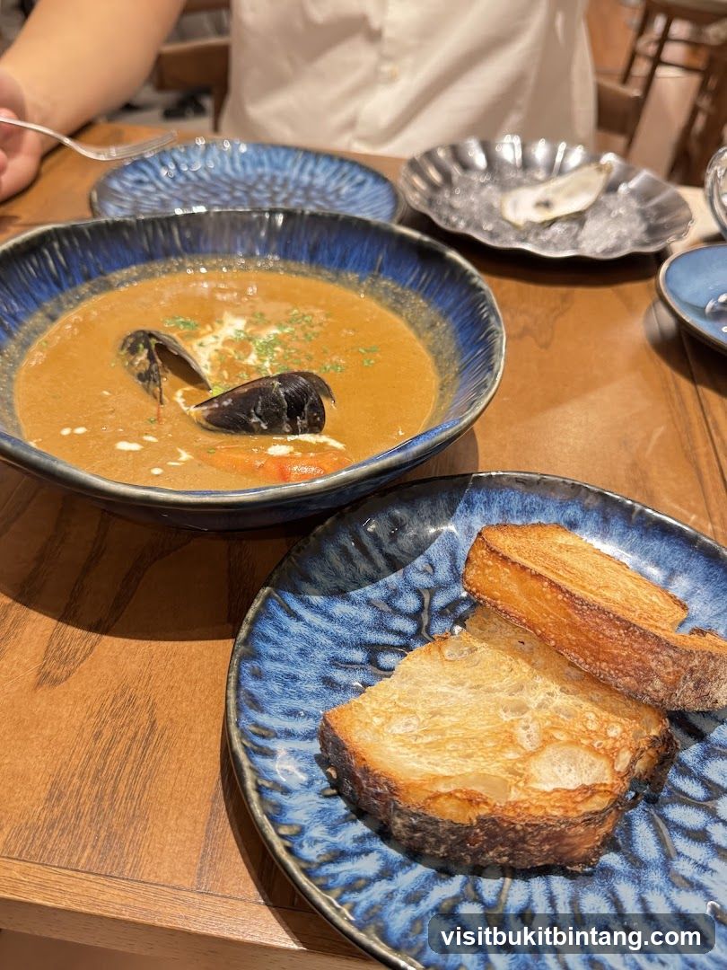 Seafood Soup and Bread