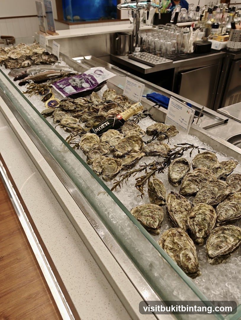 Oysters and Fish Display