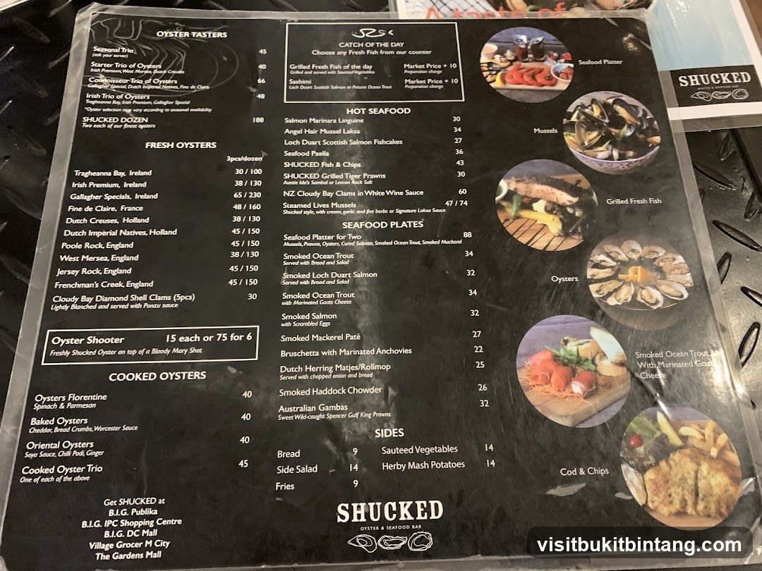 SHUCKED OYSTER & SEAFOOD BAR