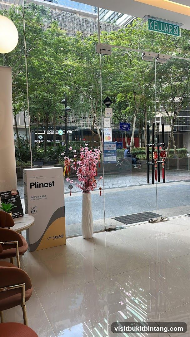 Interior View of a Business Entrance