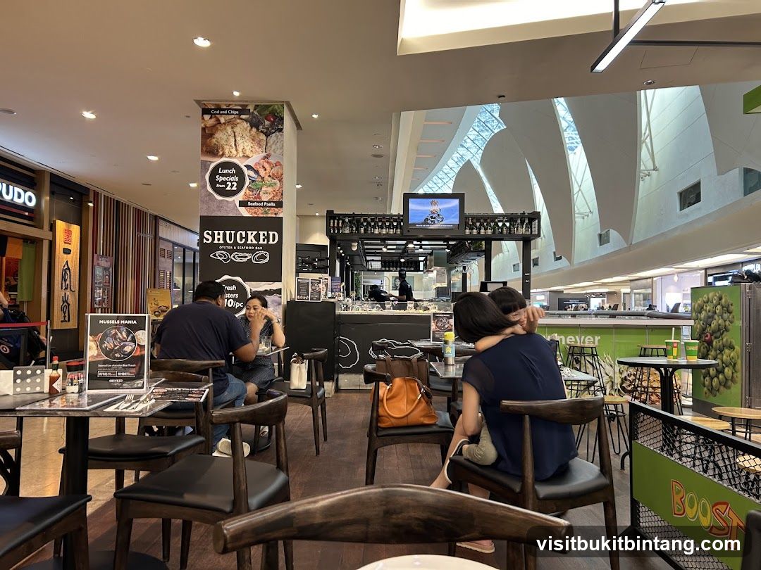 Restaurant Interior with Diners