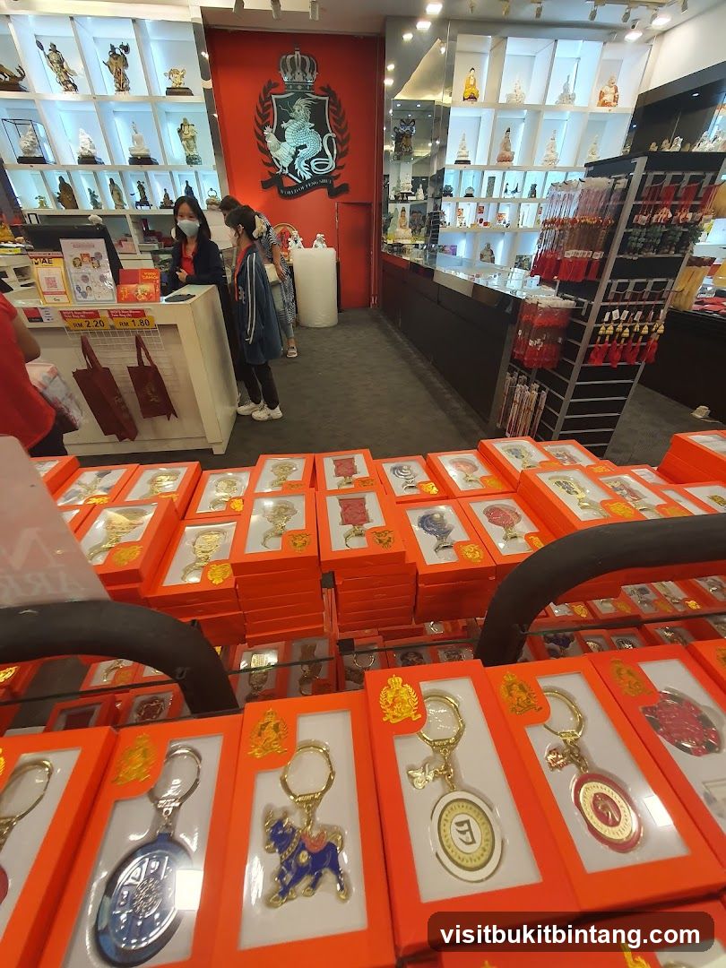 Store Interior with Feng Shui Items