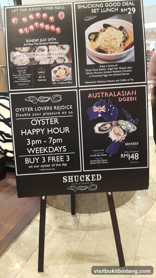 Shucked Oyster & Seafood Bar Promotions