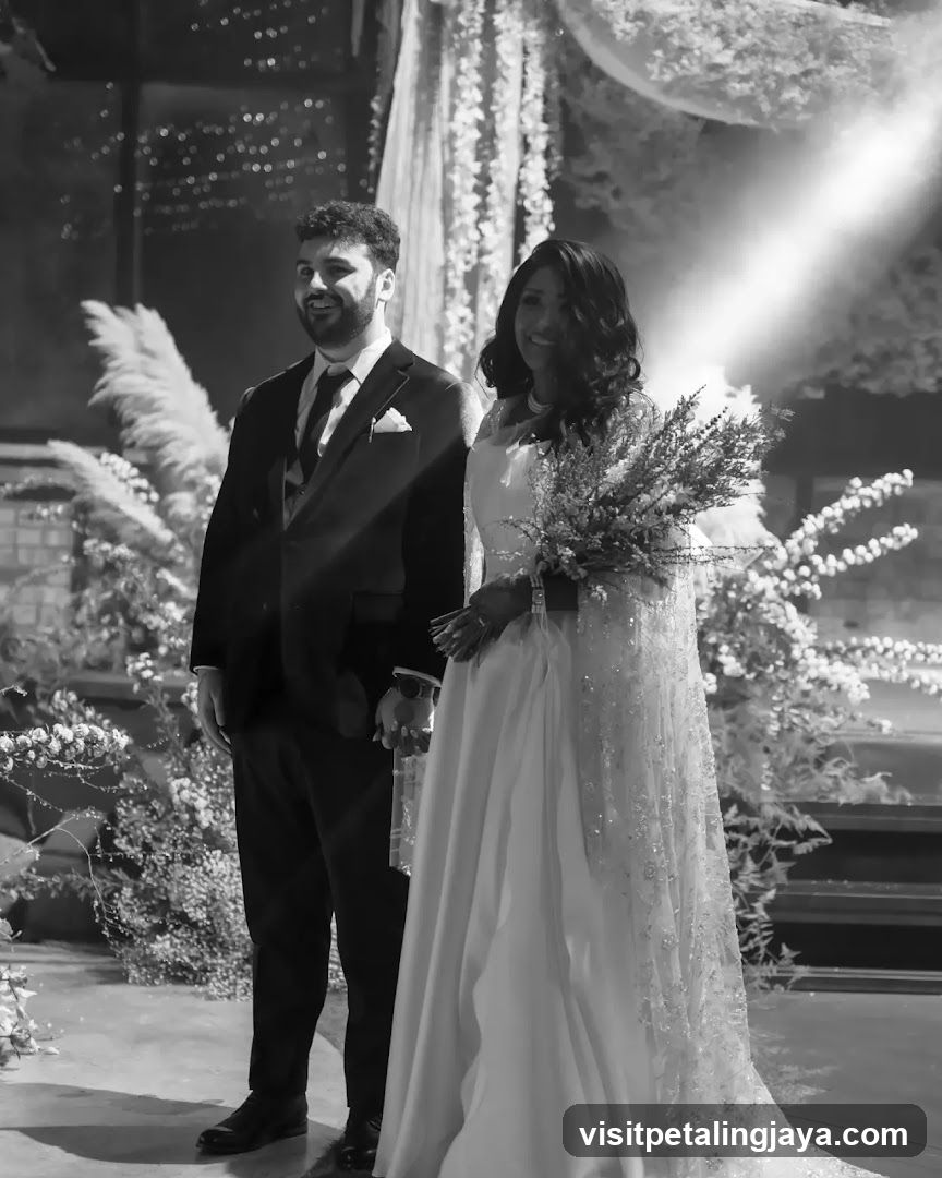 Wedding Couple on Stage
