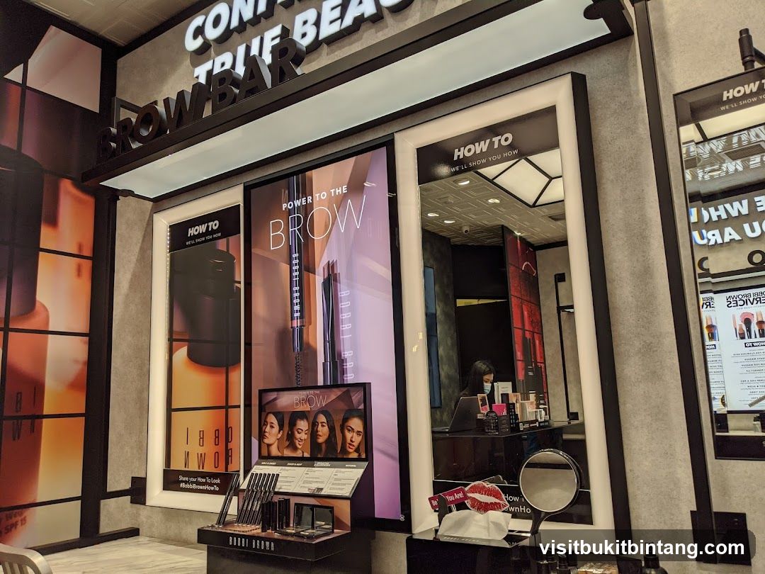 Bobbi Brown Brow Bar Display