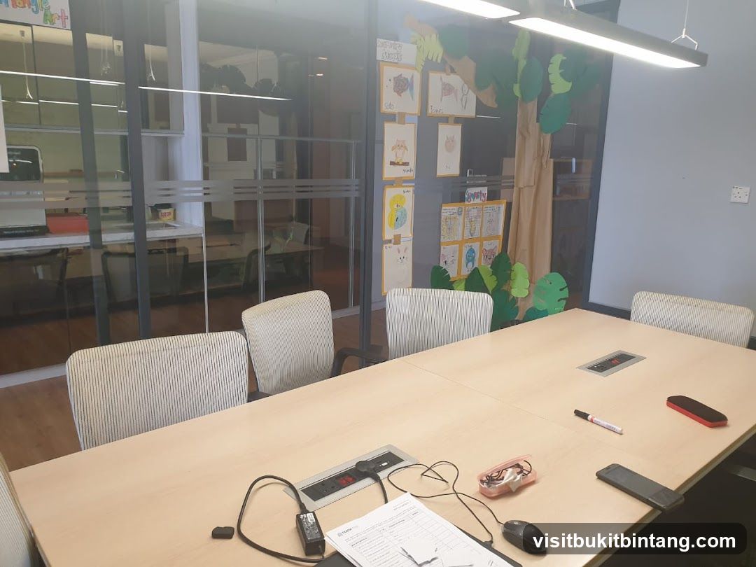 Meeting Room with Children's Artwork