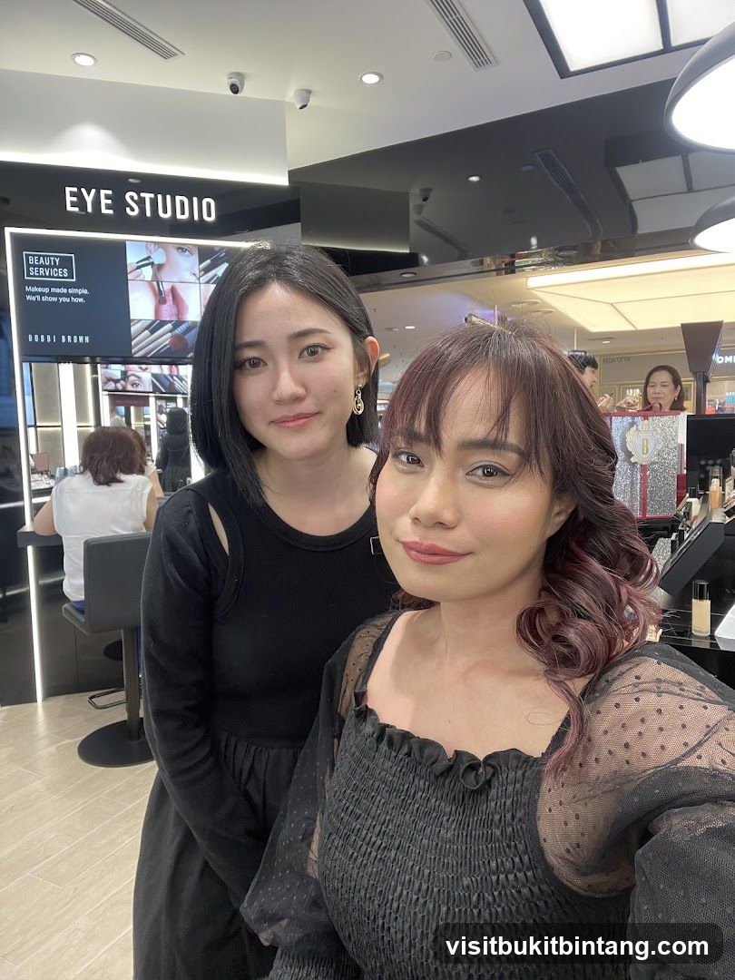 Two Women in a Beauty Store