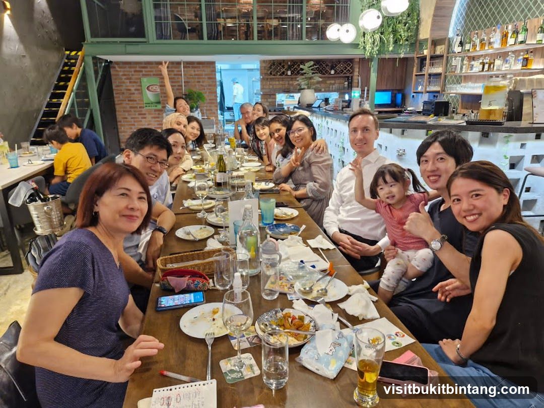 Group Dining at a Restaurant