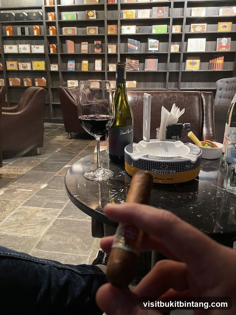 Cigar Lounge Ambiance