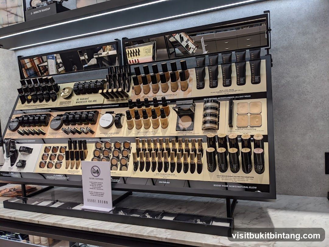 Bobbi Brown Makeup Display