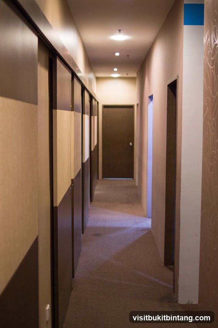 Hallway with Doors