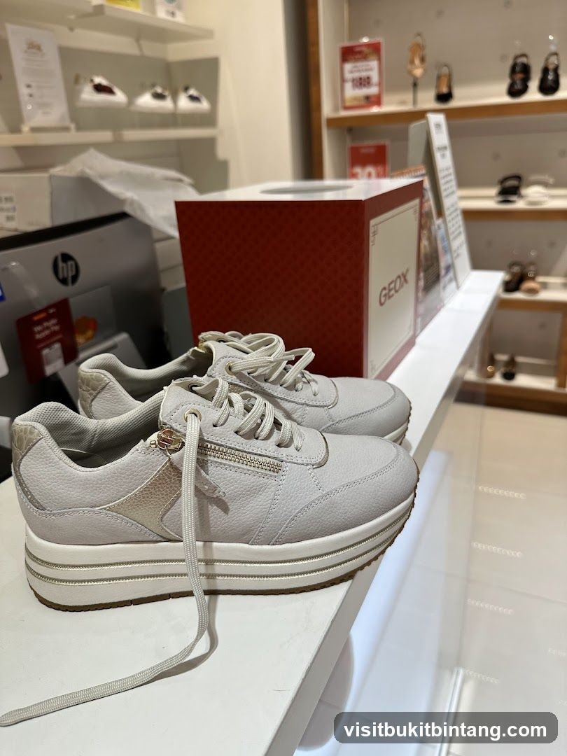 Geox Sneakers on Display