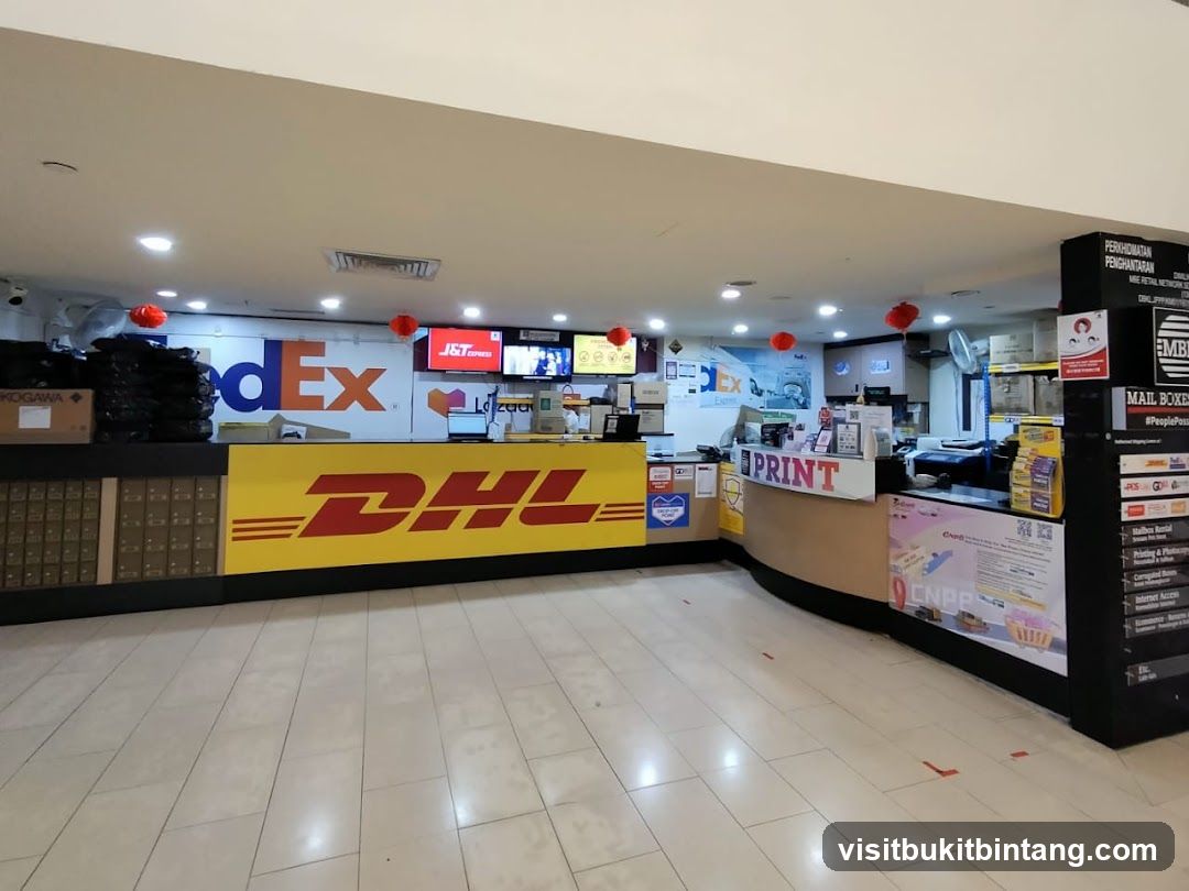 Shipping and Printing Services Counter
