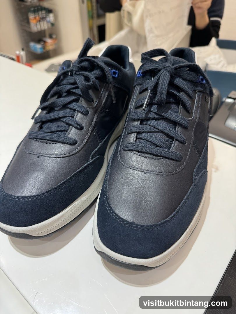 Navy Blue Sneakers