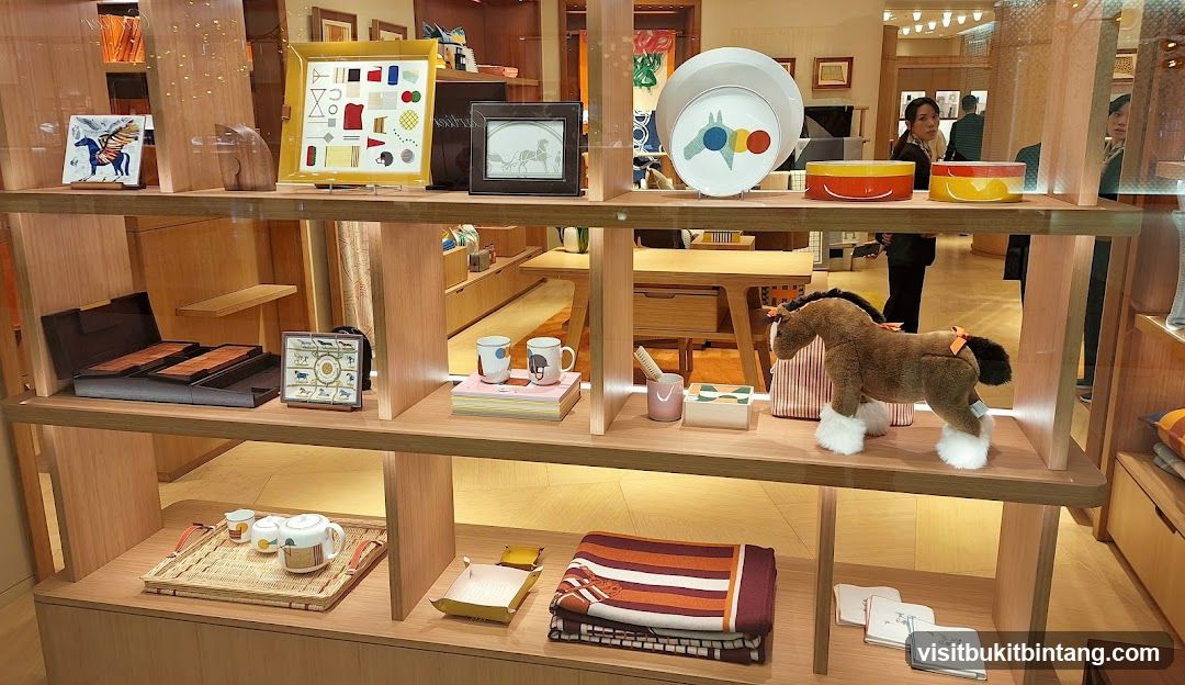 Store Display with Home Goods and Toys