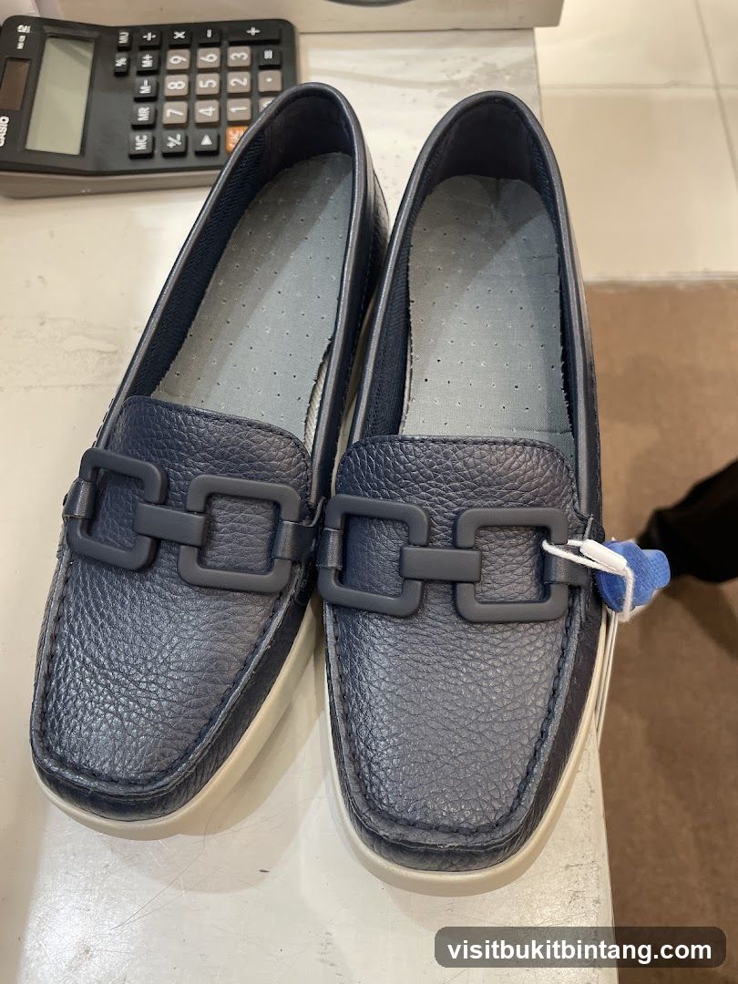 Navy Loafers