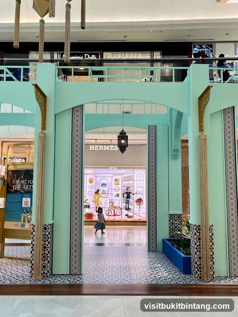 Mall Archway with Hermes Storefront