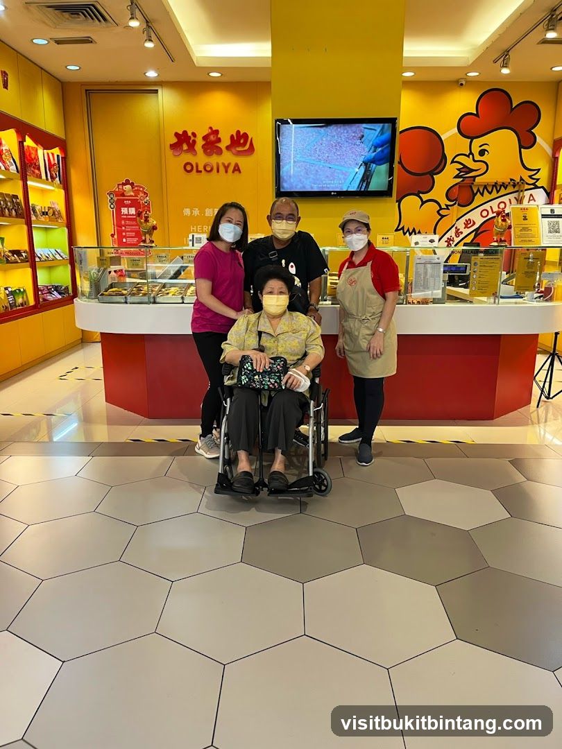 Family Poses in Front of Oloiya Store