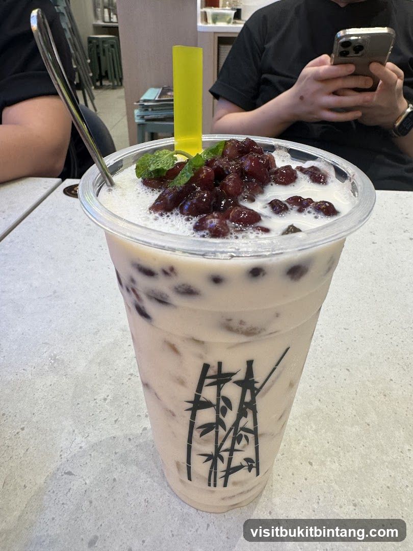 Red Bean Milk Tea