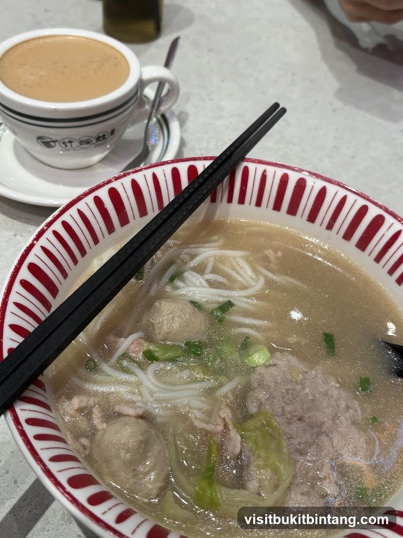Noodle Soup and Coffee