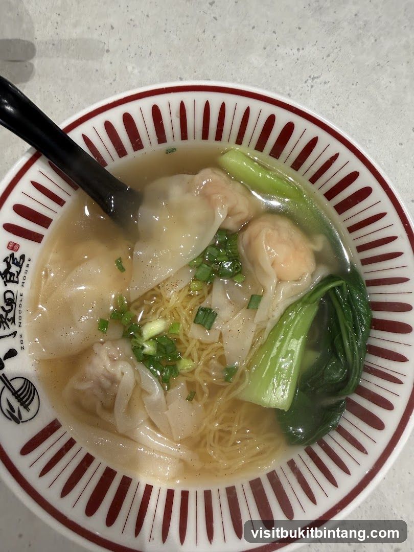 Wonton Noodle Soup