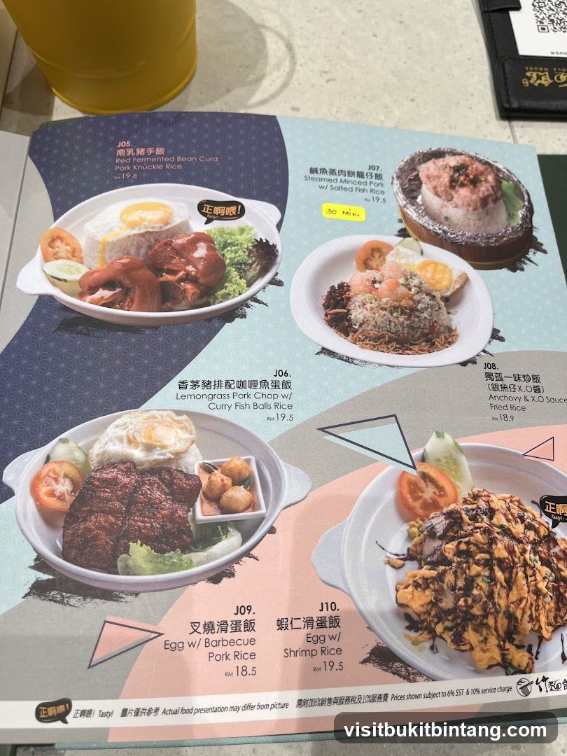 Menu Items