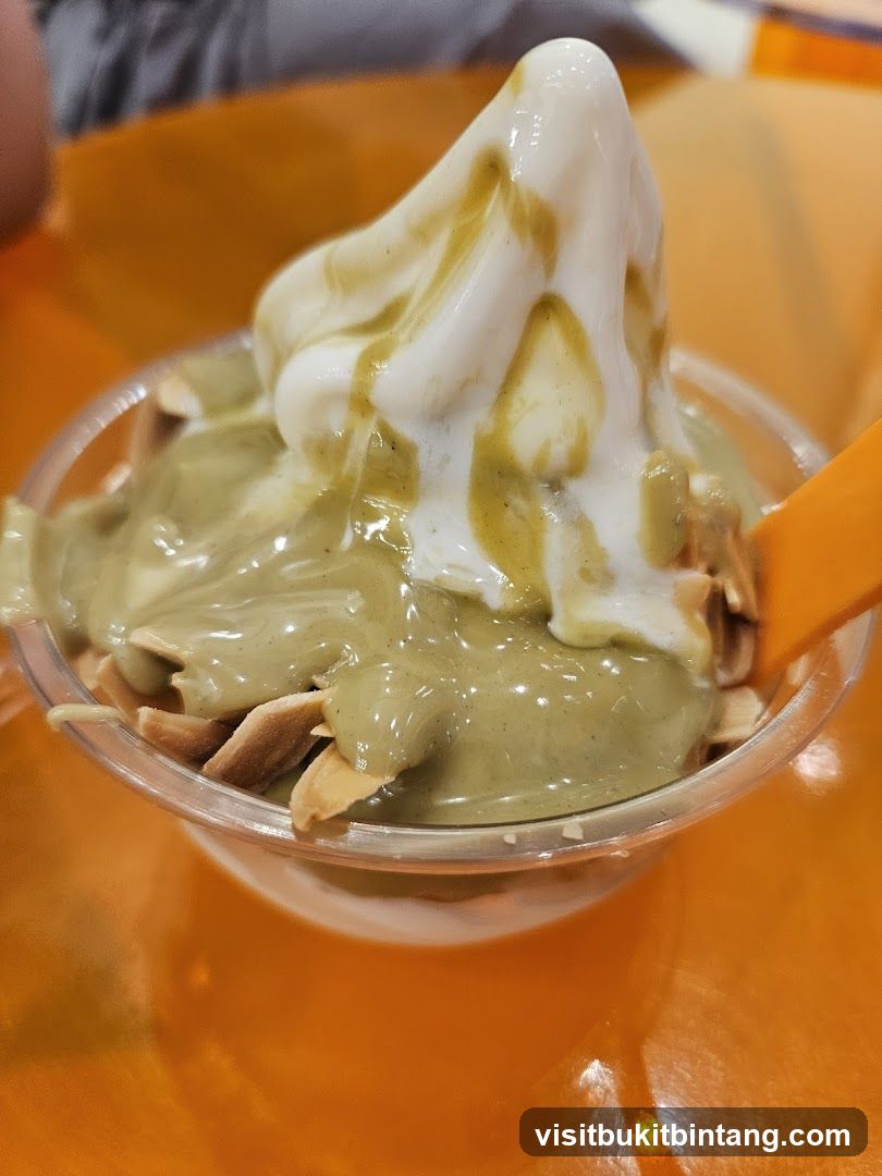 Soft Serve Ice Cream with Toppings