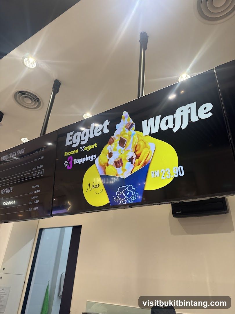 Yomaro Frozen Yogurt Menu