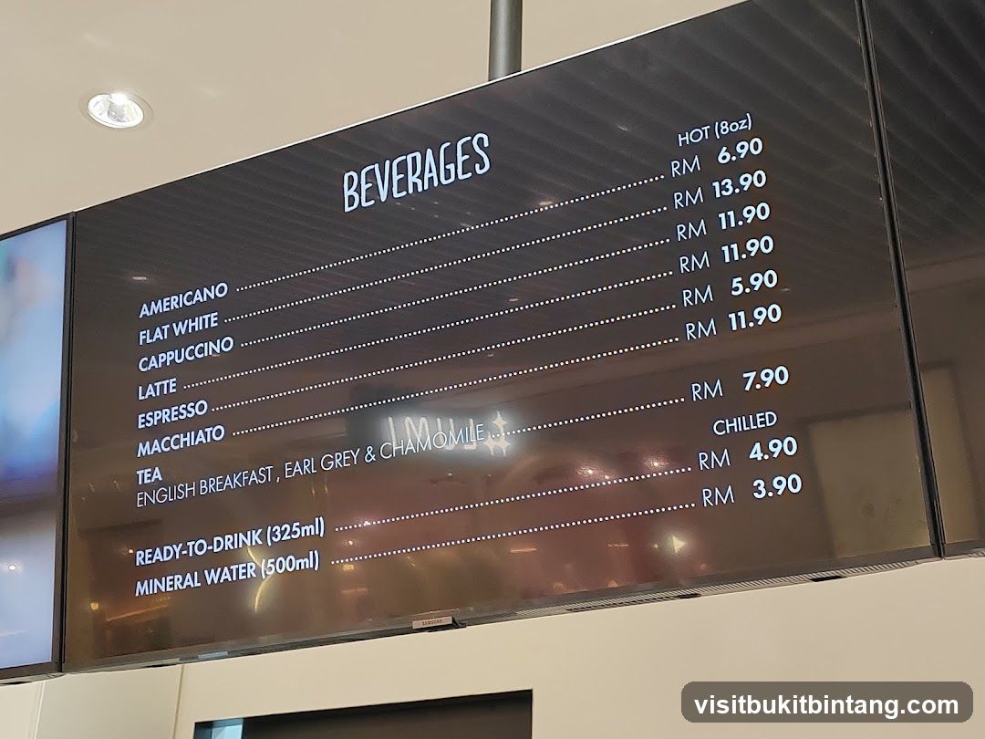 Beverages Menu