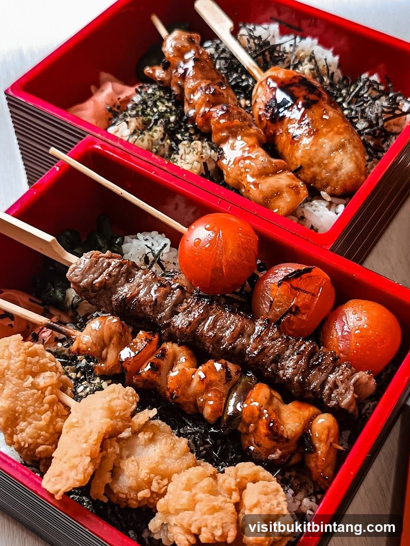 Bento Boxes with Skewers