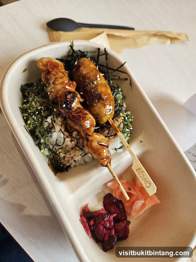 Chicken Skewers with Rice