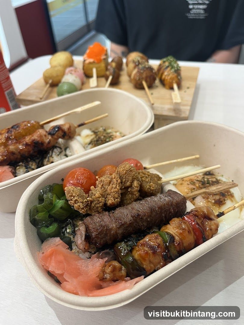 Bento Boxes with Skewers