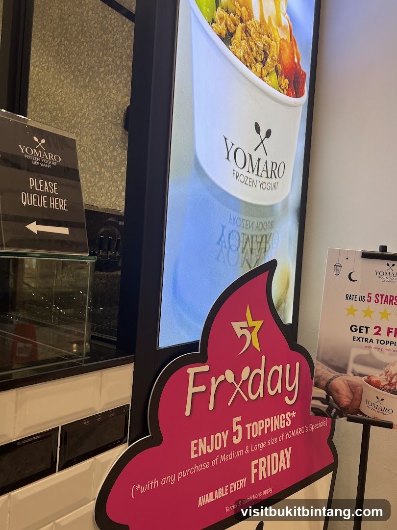 Yomaro Frozen Yogurt Promotion