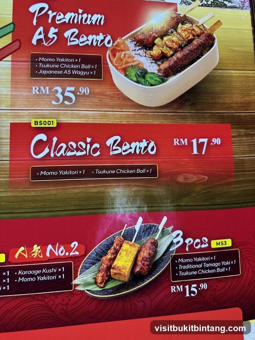 Bento Menu