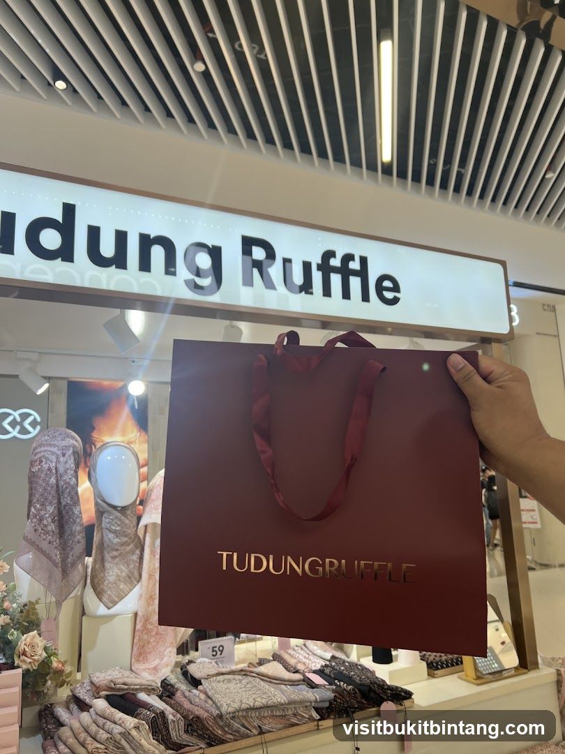 Tudung Ruffle Shopping Bag