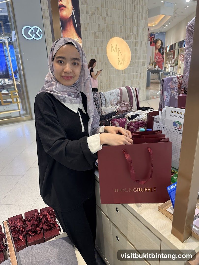 Woman holding shopping bags