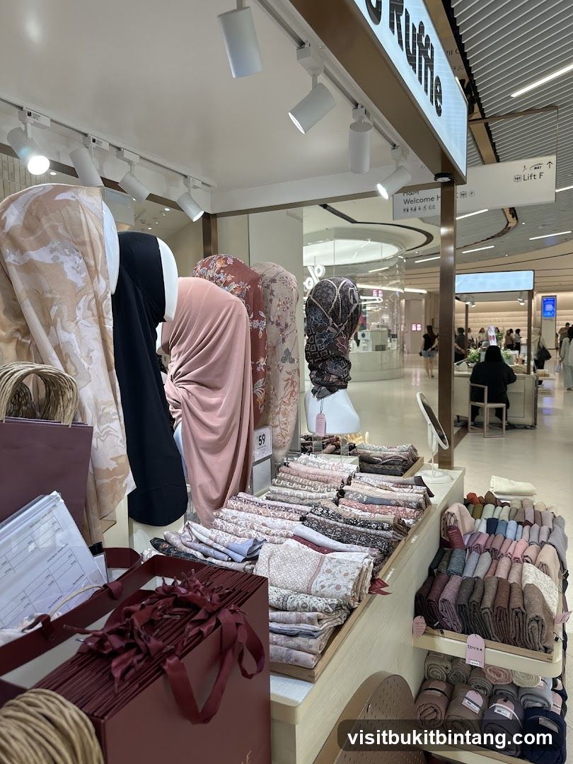 Display of Scarves and Hijabs
