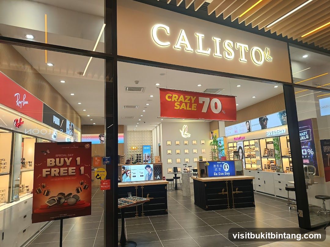 CALISTO Lalaport Outlet Bukit Bintang