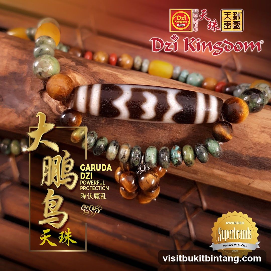 Dzi Kingdom Garuda Dzi Bracelet