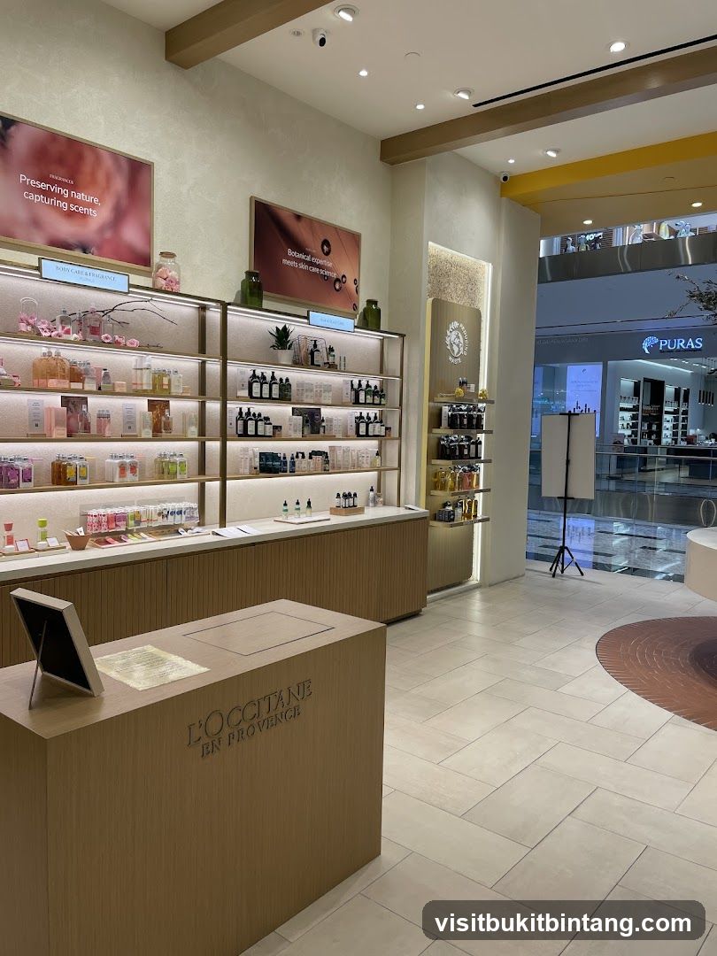 L'Occitane Store Interior