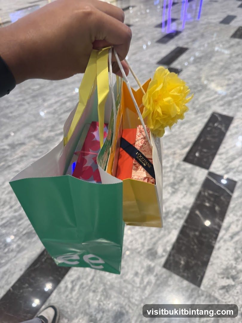 Shopping Bags with Flower