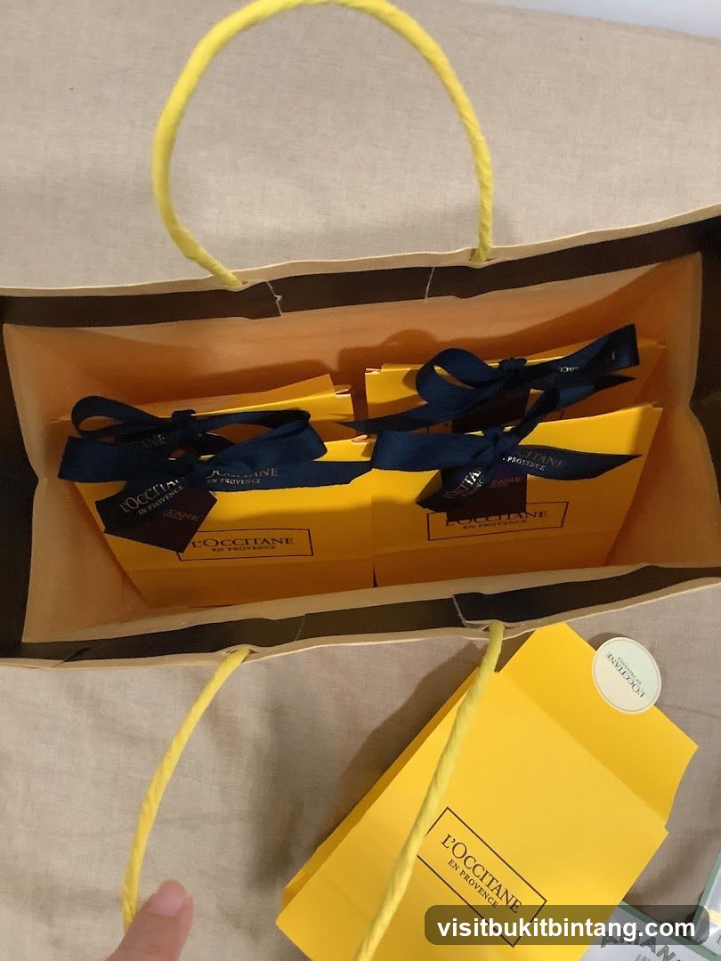 L'Occitane Shopping Bags