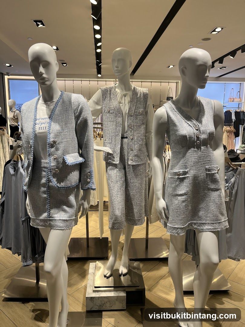 Mannequins in a clothing store